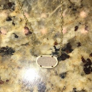 Kendra Scott necklace! Almost light pink/white